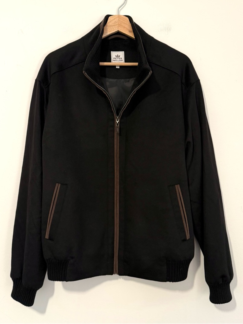 Peter Millar Crown Westport Wool & Cashmere Full Zip Jacket $495 MSRP